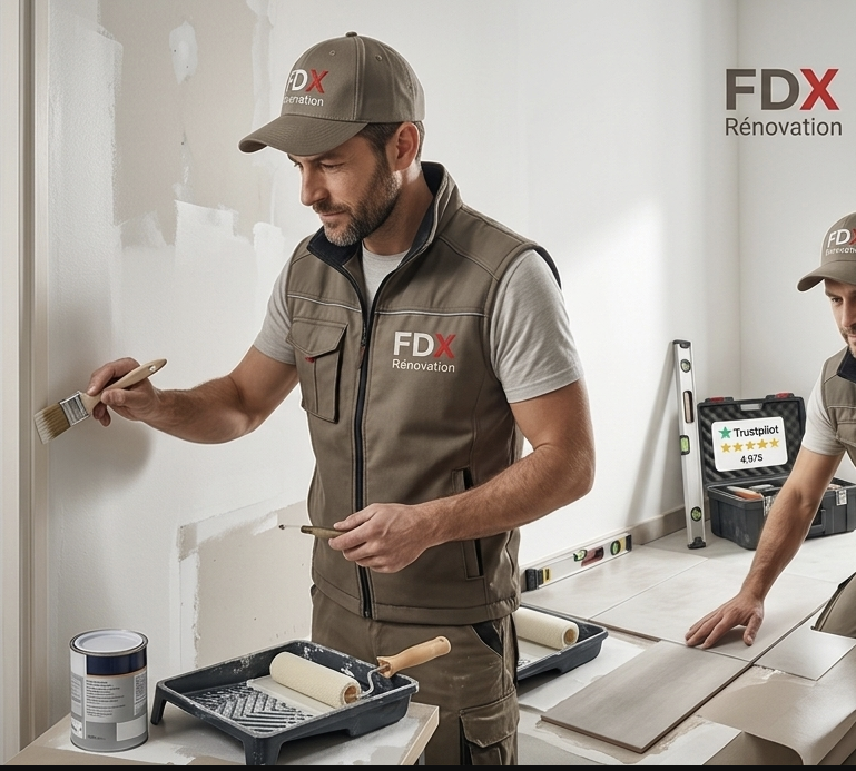 Artisans FDX Rénovation au travail