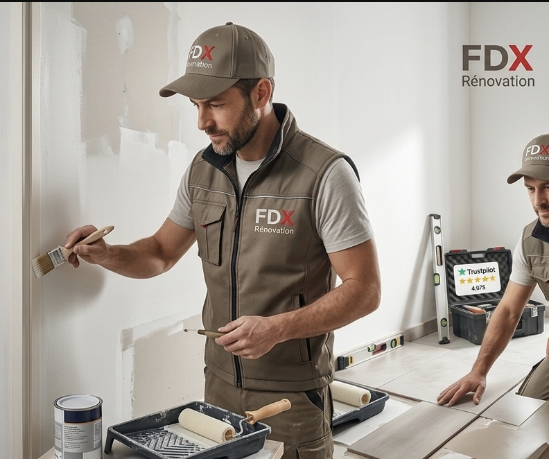 Artisan FDX Rénovation au travail